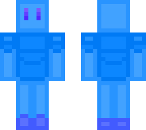 auxy's blue cartoon skin! (with armor)