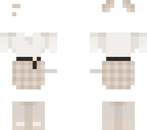 blad skirt, white shirt // clothes