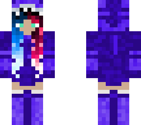 blue dino girl