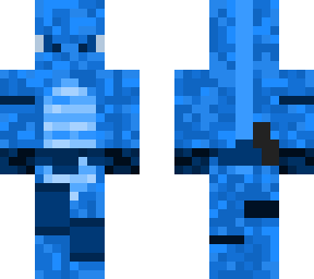blue dragon with some military gear i guess