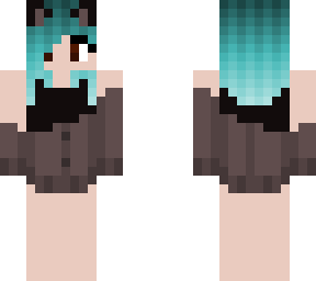 blue hair