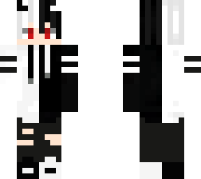 devil boy / white and black