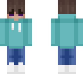 eboy herobrine with purple eyes | again a remix