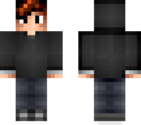 man in black