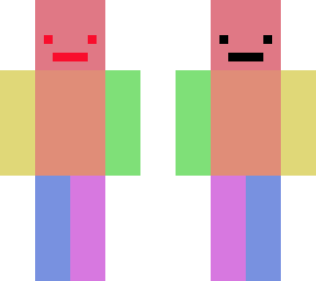 rainbow (evil/nice face)