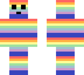 rainbow person
