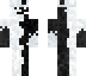 black and white