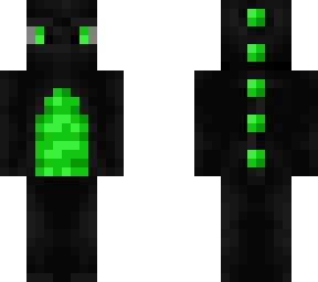 green and black dragon