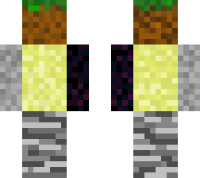 random block man