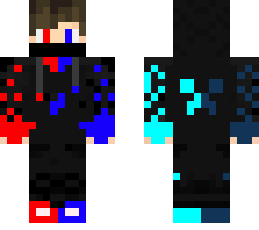 red and blue boy