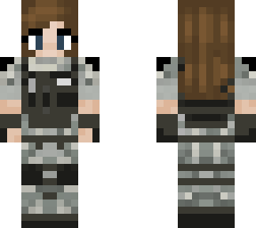 white girl: soldier outfit