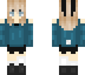 blonde sweater bunny girl cute
