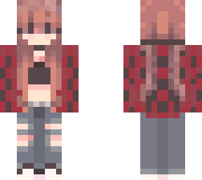 checkers jacket girl