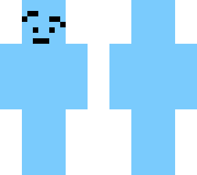 crazy appropriate blue skin