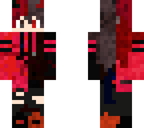 girl minecraft devil