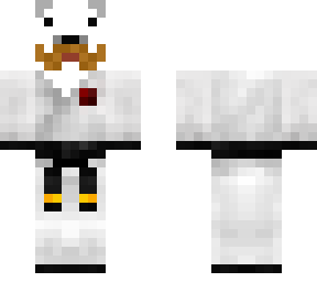 karate bear moustache