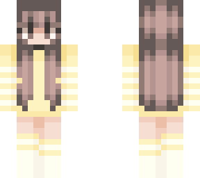 lemon chiffon girl with purple hair | first skin!
