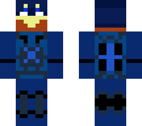 light blue footman
