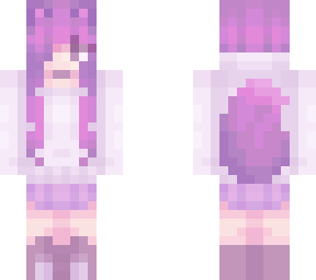 omg is that a kawaii purple wolf girl