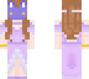 oo purple mask girl balldress oo
