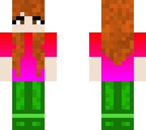 slime shulker (pink-red fade top cactus legins)