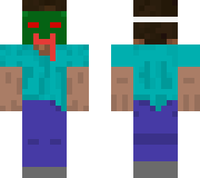 steve with zombie mask