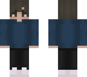 basic boy in blue hoodie