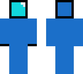 blue man