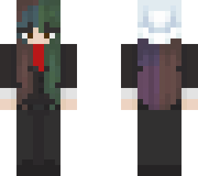 cattyunderhill with multi color split dye hair (slim)