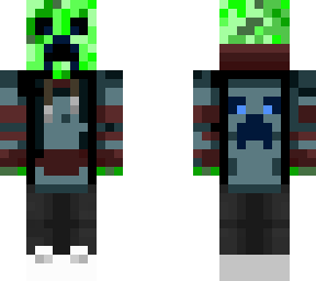 creeper with hoodie
