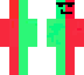 green and red derp