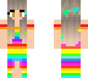 rainbow girl