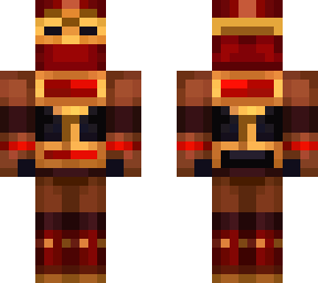 red steampunk warrior - elagard