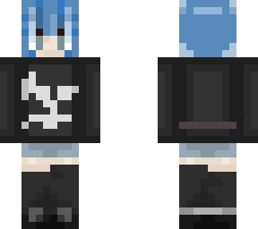 saiges official skin - blue hair -