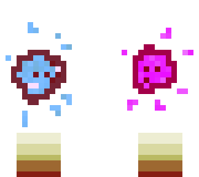 2 cute slimes