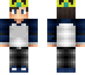 blue boy with crown