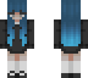 blue girl