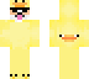 corgi in a duck suit