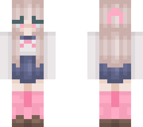 cute school girl | Minecraft Skin