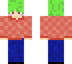 green hair boy