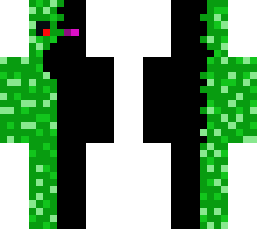 half creeper half enderman (lore skine1)