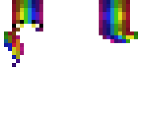 rainbow hair base