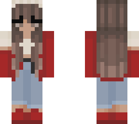 red casual girl
