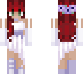 red hair flower girl