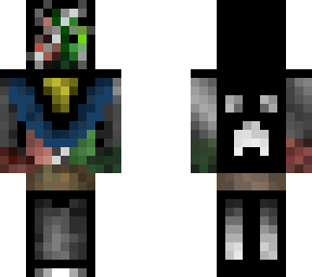 zombified piglin in creeper hoodie
