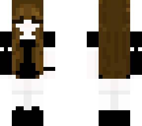 ~ black dress brown hair aesthetic ~