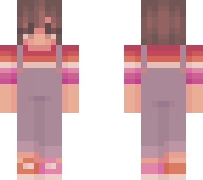 - lesbean shirt + overalls -