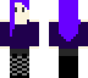 black and purple
