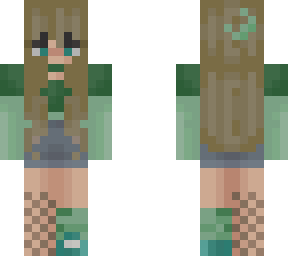 blonde girl wearing green *fixed*