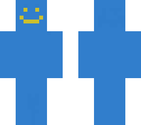 blue person